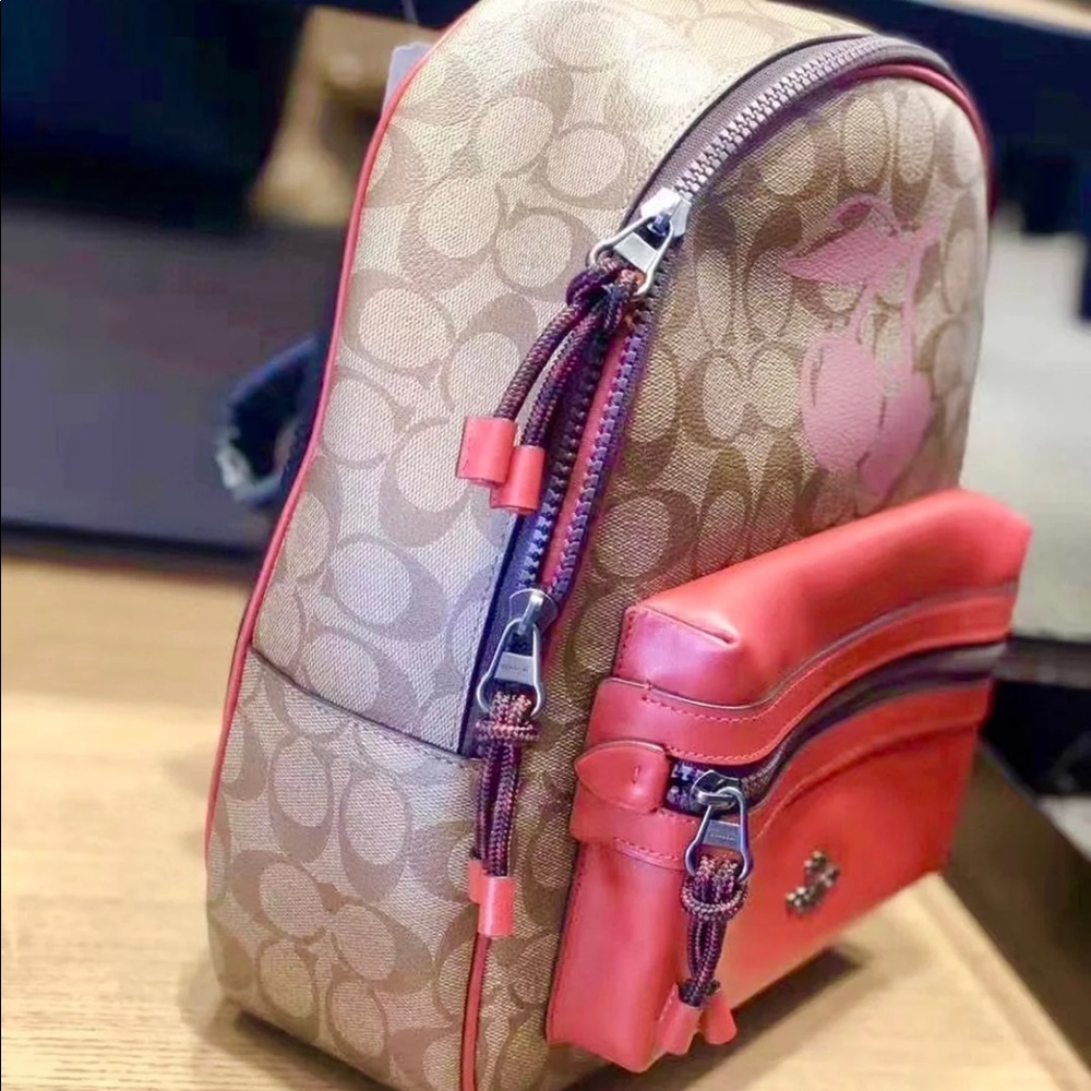 Coach MD Charlie Backpack with Cherry - Picture 5 of 6